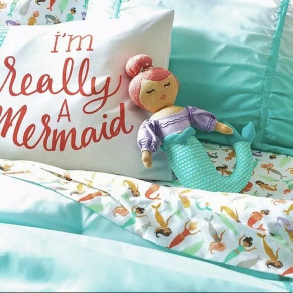 Pillowfort Bedding Tf Sheetblanket Bunk Bed Set Mermaids And